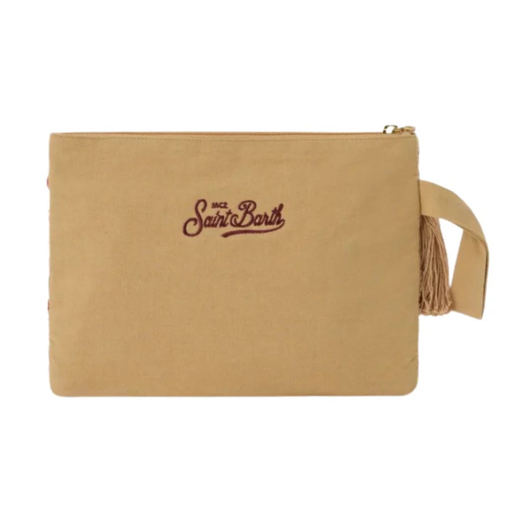 BOLSO DE MANO SAINT BARTH JUTE POUCH MUJER - Image 2