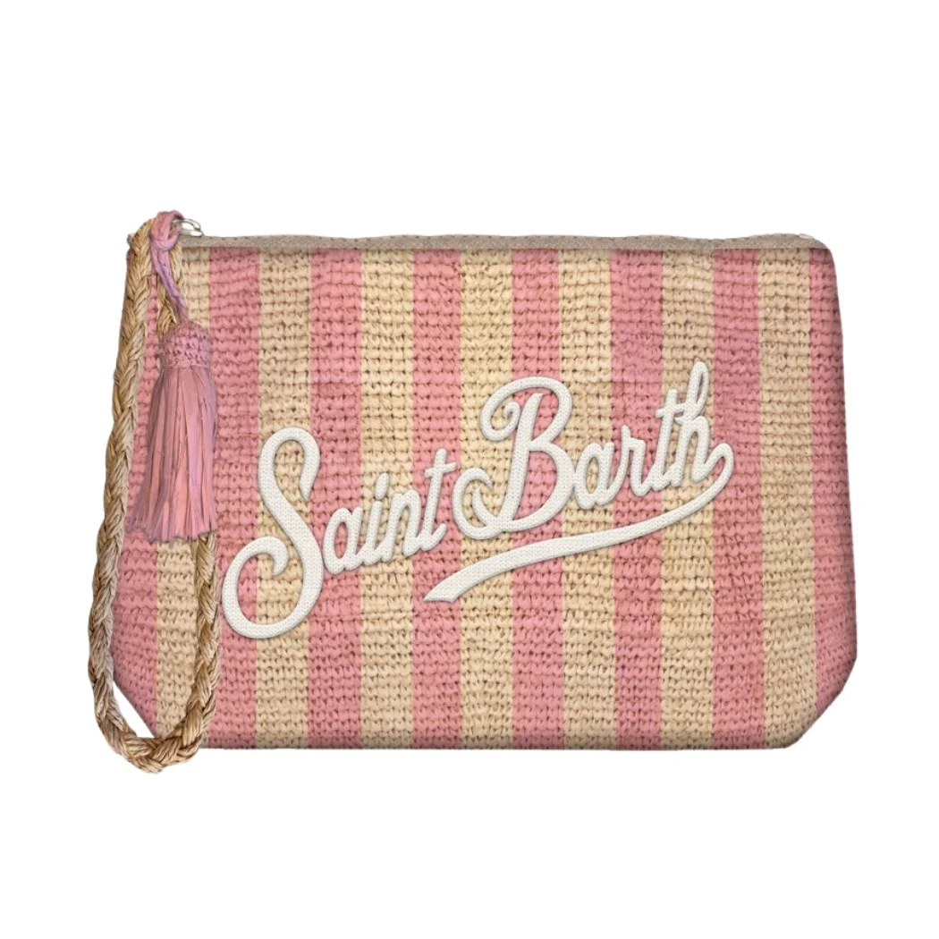 BOLSO DE MANO SAINT BARTH RAFFIA MUJER
