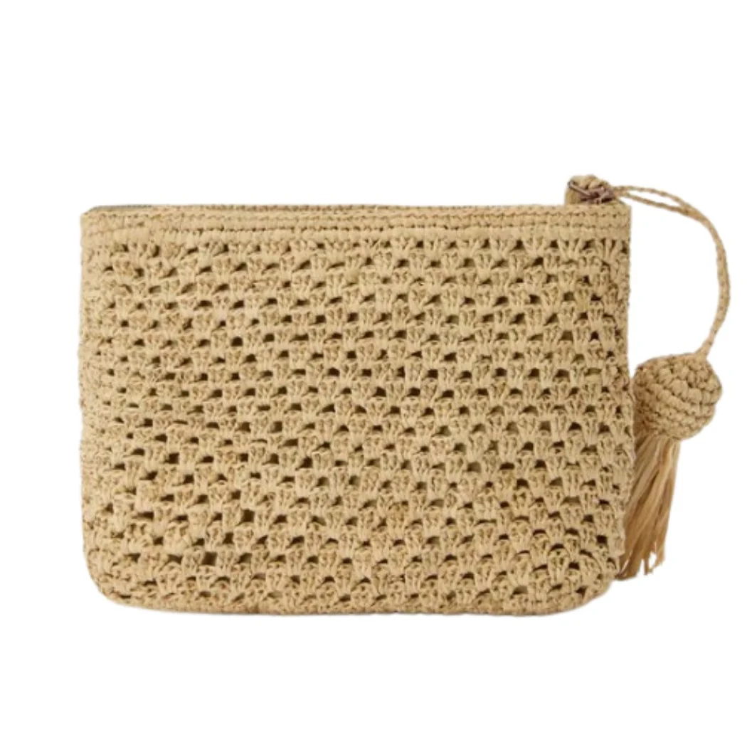 BOLSO DE MANO SAINT BARTH RAFFIA MUJER - Image 2