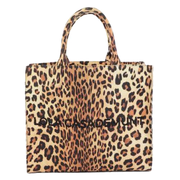 BOLSO LOLA CASADEMUNT TOTE LEOPARDO MUJER