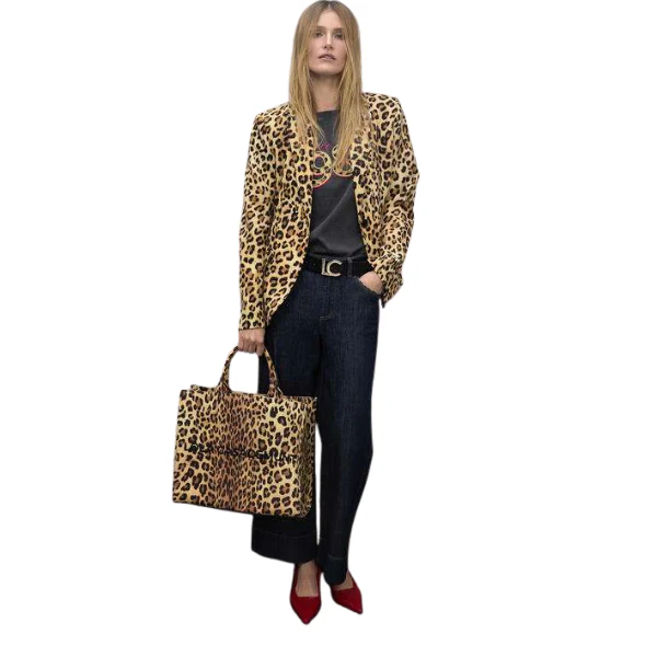 BOLSO LOLA CASADEMUNT TOTE LEOPARDO MUJER - Image 3