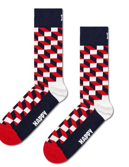 CALCETINES FILLED OPTIC HAPPY SOCKS UNISEX