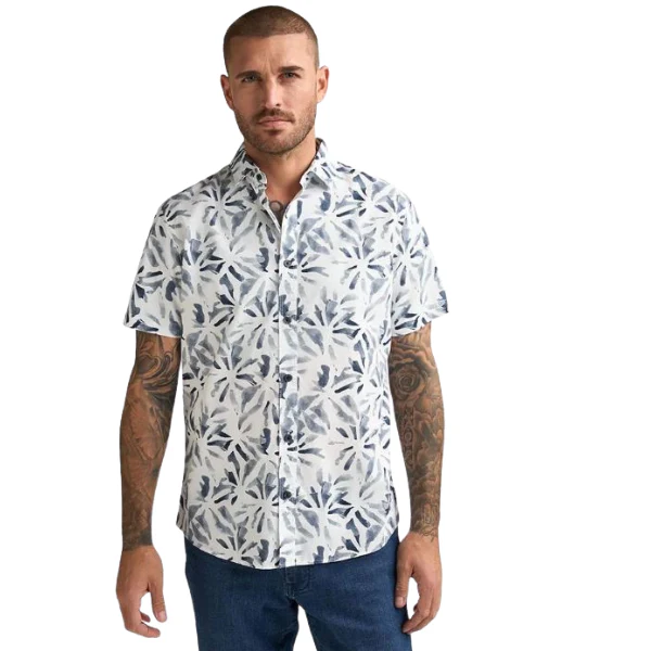CAMISA PETROL INDUSTRIES SLEEVE AOP HOMBRE