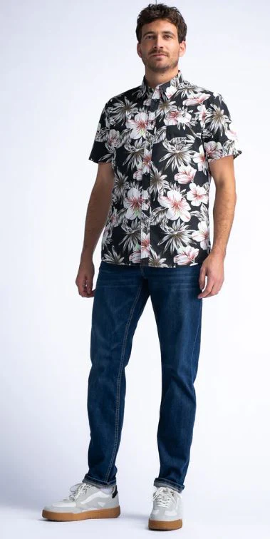 CAMISA PETROL INDUSTRIES SLEEVE AOP HOMBRE - Image 3