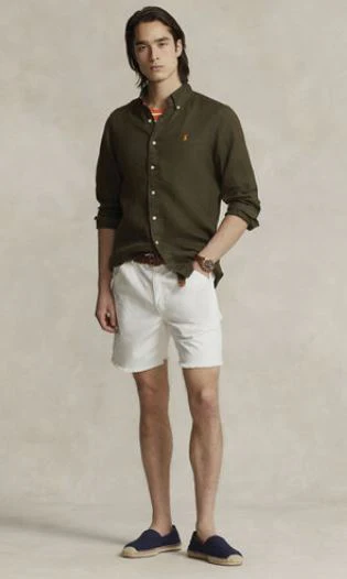 CAMISA POLO RALPH LAUREN DYE LINEN HOMBRE - Image 3