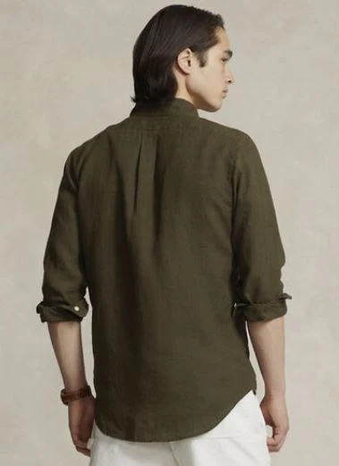 CAMISA POLO RALPH LAUREN DYE LINEN HOMBRE - Image 4