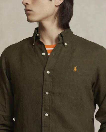 CAMISA POLO RALPH LAUREN DYE LINEN HOMBRE - Image 5