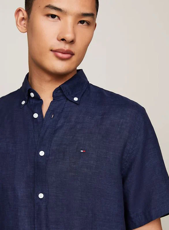CAMISA TOMMY HILFIGER PIGMENT DYED HOMBRE - Image 3