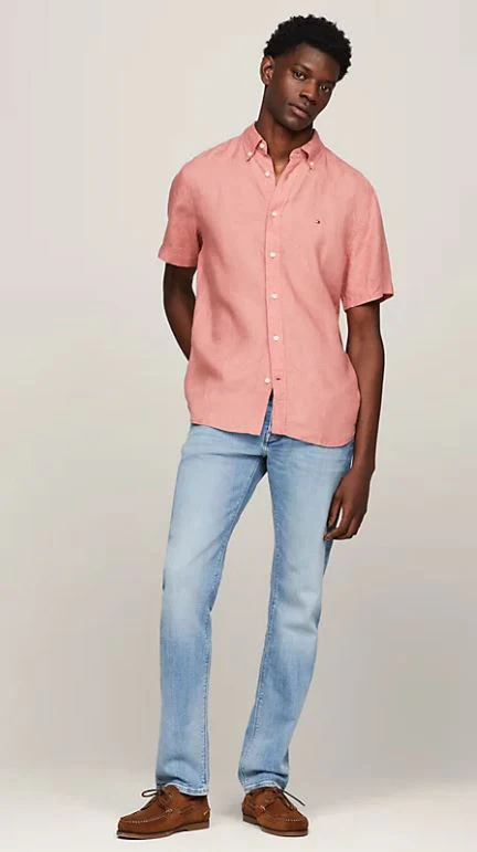 CAMISA TOMMY HILFIGER PIGMENT DYED HOMBRE - Image 2