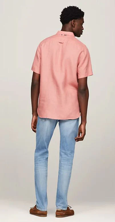 CAMISA TOMMY HILFIGER PIGMENT DYED HOMBRE - Image 4