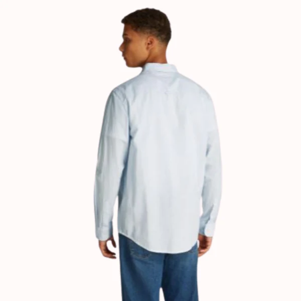 CAMISA TOMMY JEANS LINEN BLEND HOMBRE - Image 2