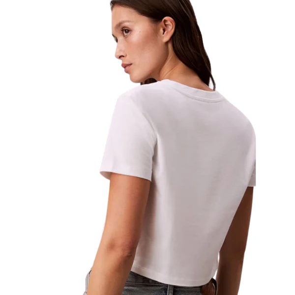 CAMISETA CALVIN KLEIN LOGO CROPPED MUJER - Image 2