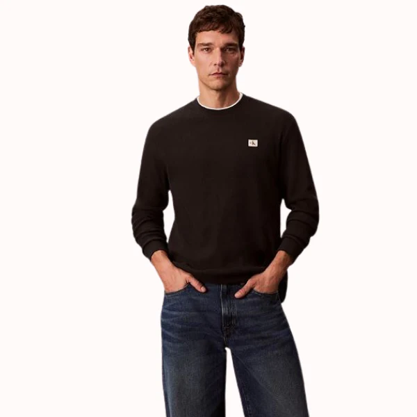 CAMISETA CALVIN KLEIN  WAFFLE HOMBRE