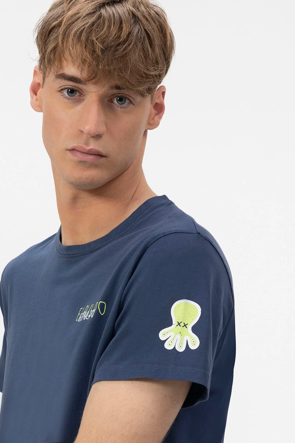 CAMISETA ELPULPO TRIPLE LOGO DIBUJADO HOMBRE - Image 3