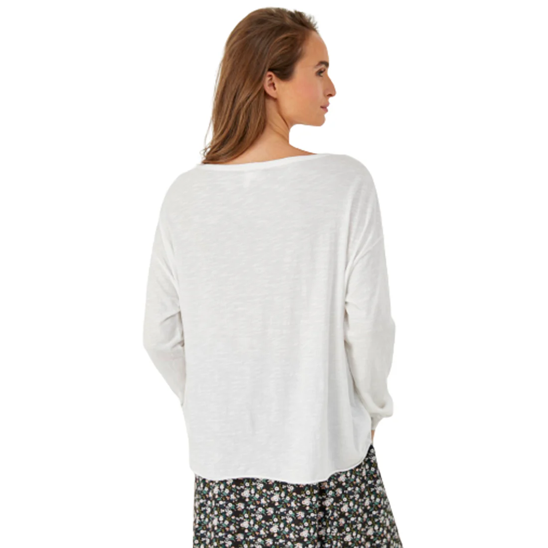 Camiseta Five Paz Ecru  Mujer - Image 3