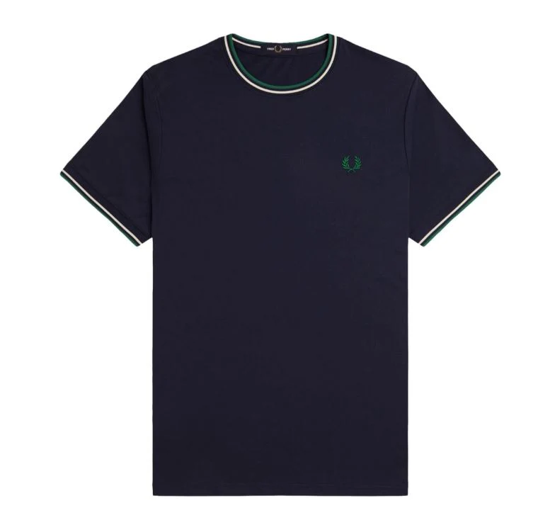 CAMISETA FRED PERRY TWIN TIPPED HOMBRE