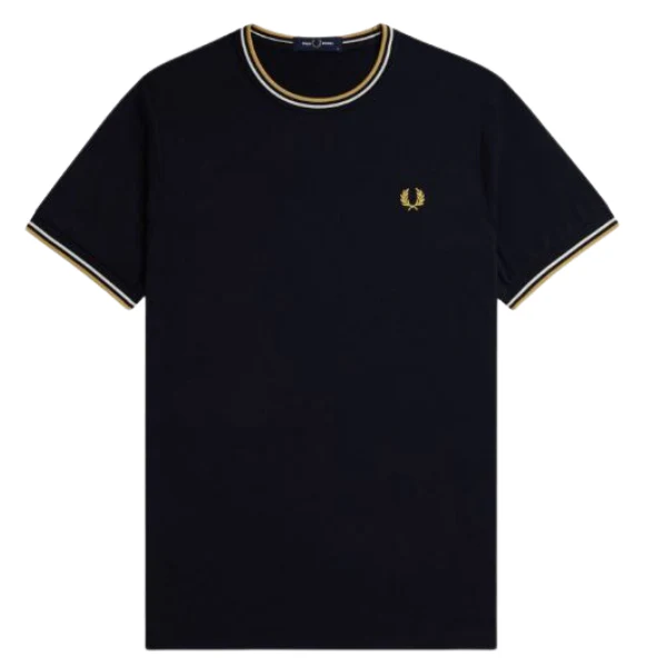 CAMISETA FRED PERRY TWIN TIPPED HOMBRE - Image 2