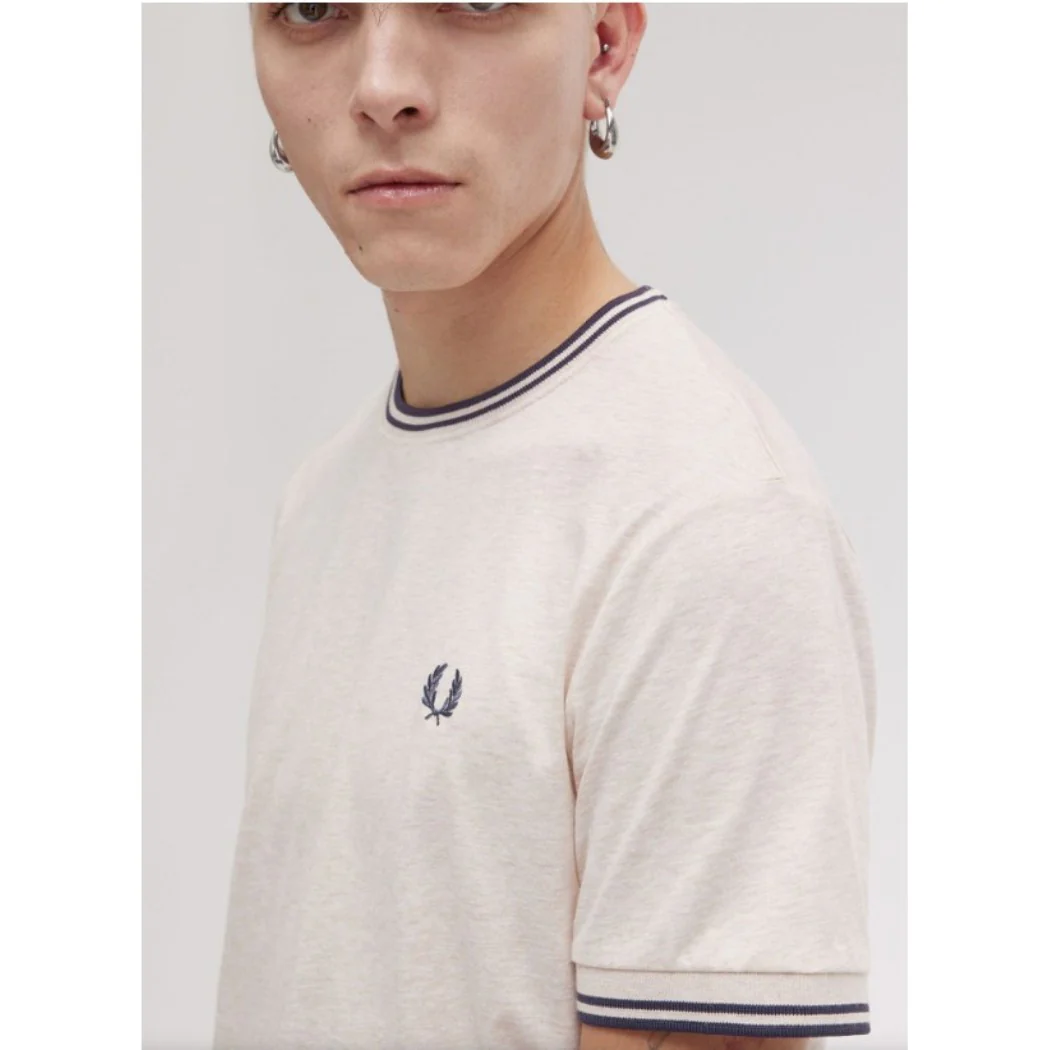 CAMISETA FRED PERRY TWIN TIPPED HOMBRE - Image 3