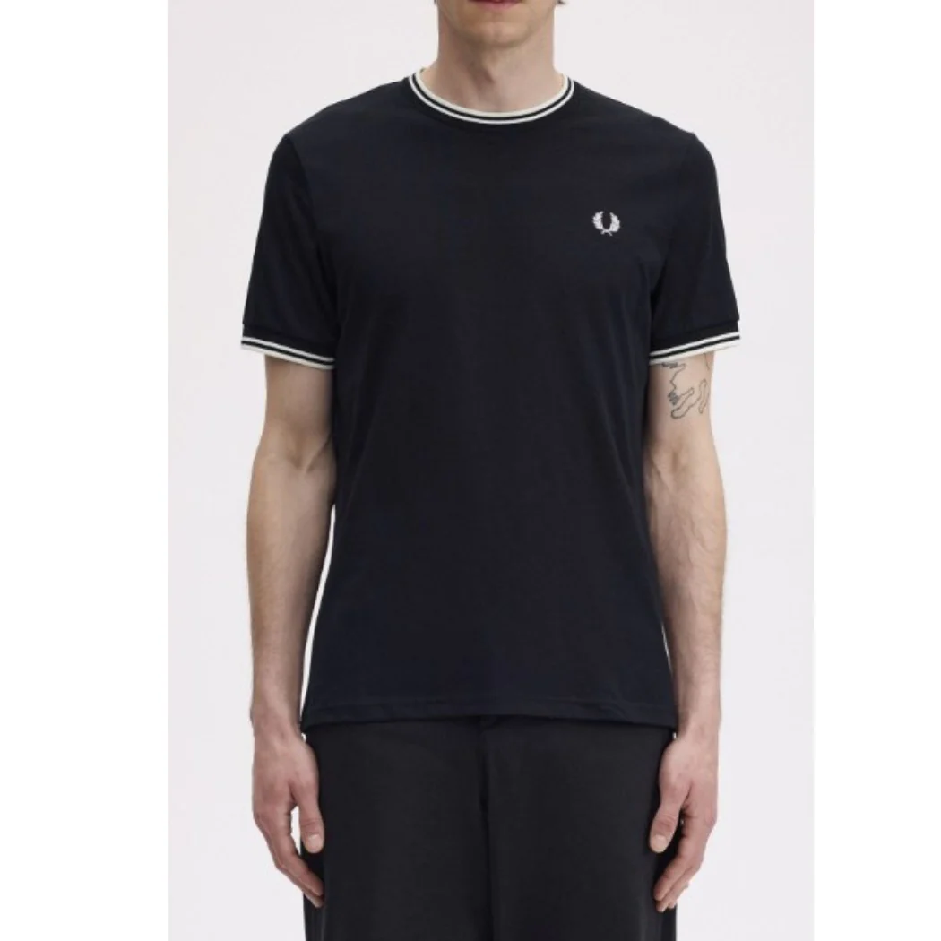 CAMISETA FRED PERRY TWIN TIPPED HOMBRE