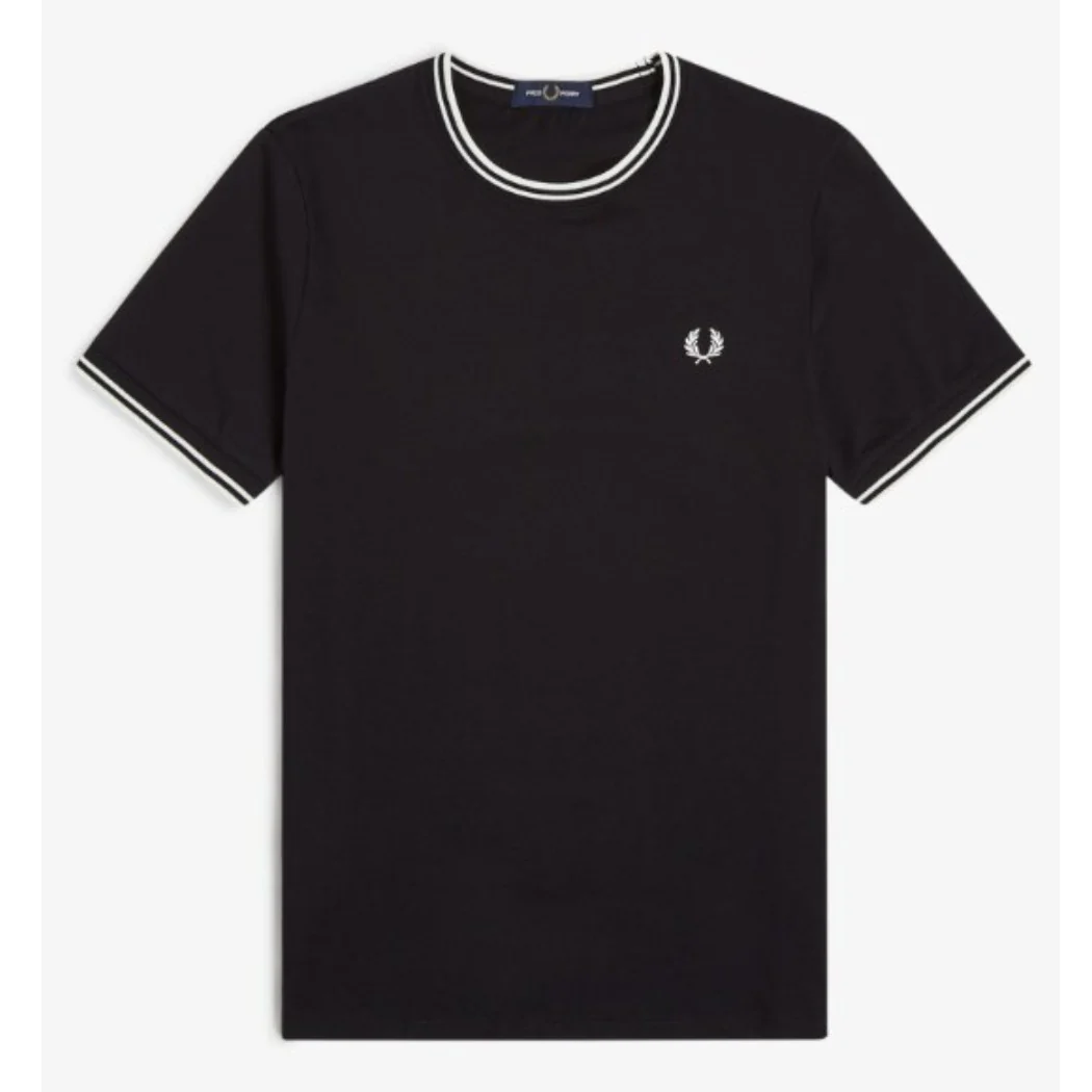 CAMISETA FRED PERRY TWIN TIPPED HOMBRE - Image 4