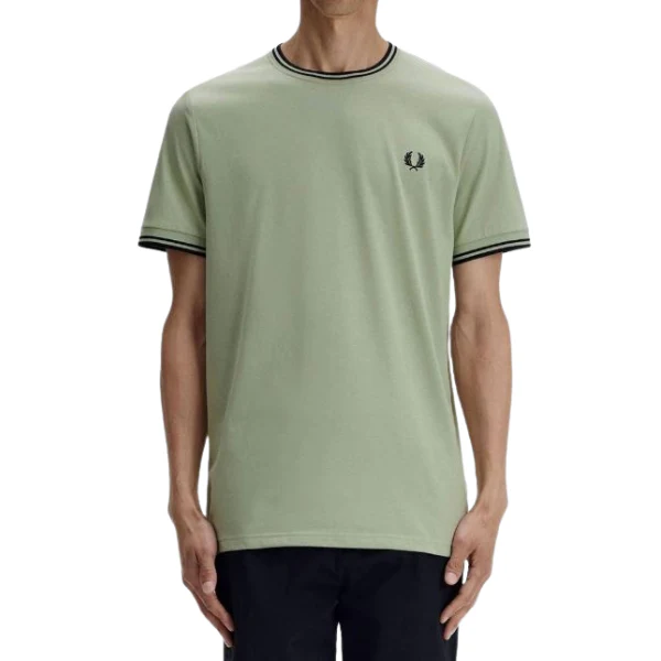 CAMISETA FRED PERRY TWIN TIPPED HOMBRE