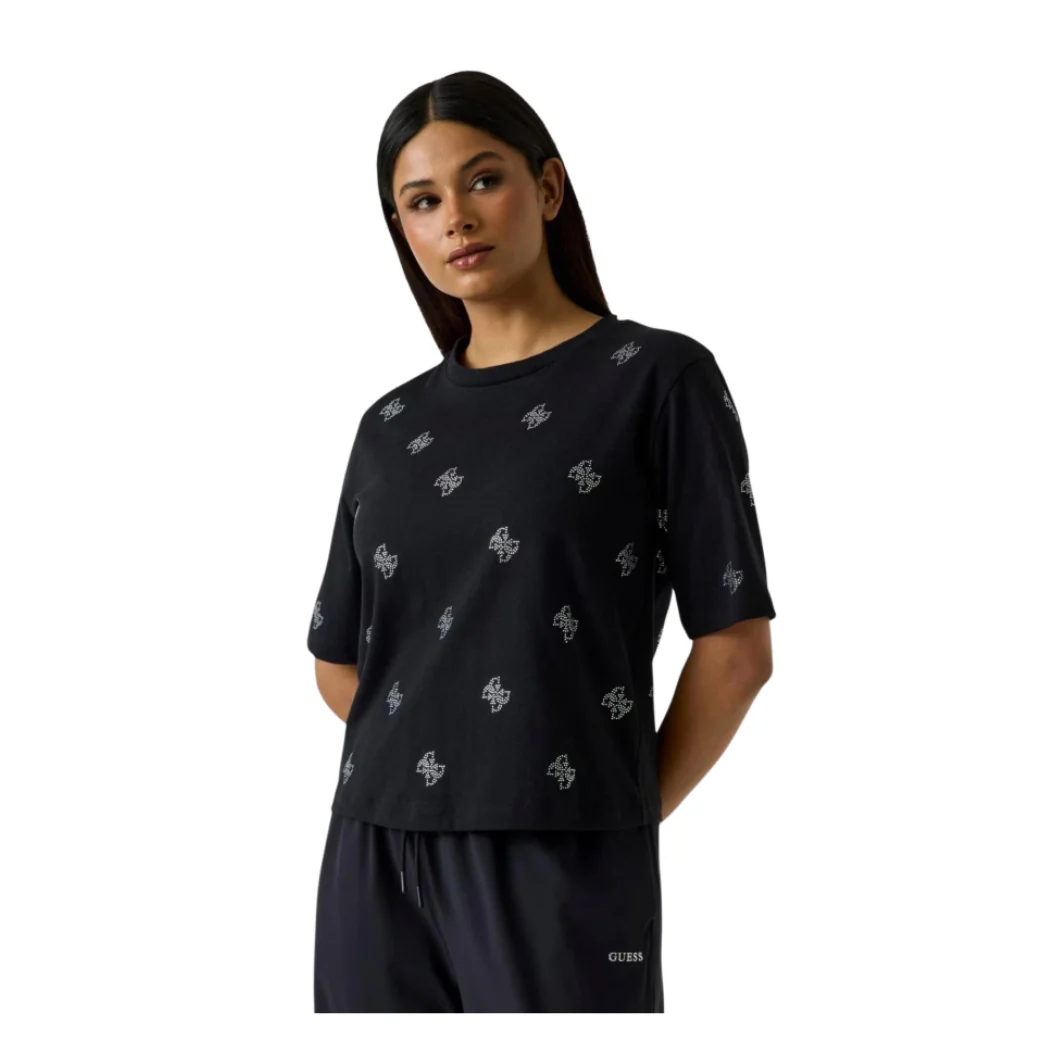 CAMISETA GUESS SILVY 4G SS MUJER - Image 2
