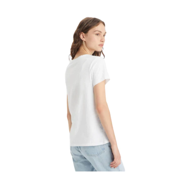 CAMISETA LEVI'S® PERFECT VNECK WHITE MUJER - Image 3