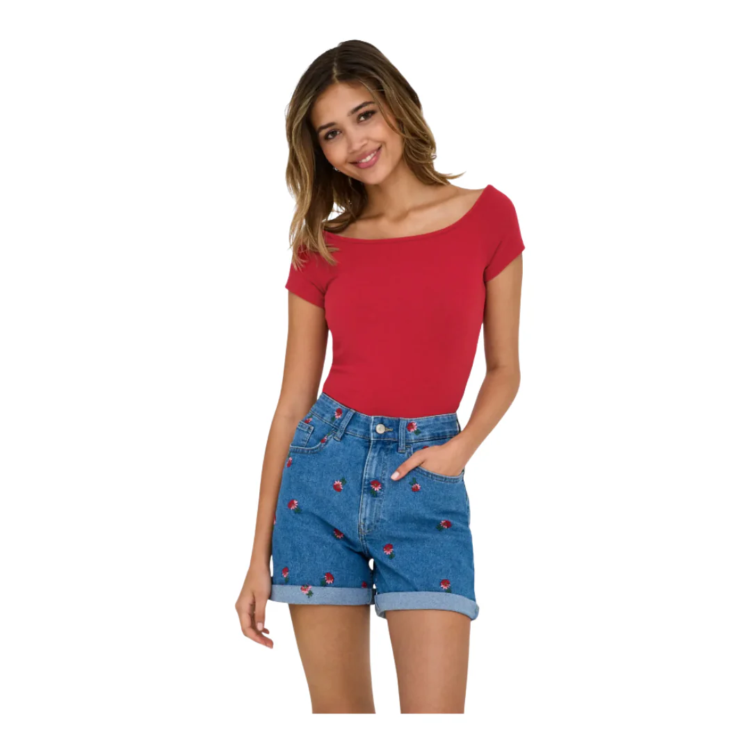 CAMISETA ONLY ONLLUCA S/S BOATNECK MUJER - Image 2