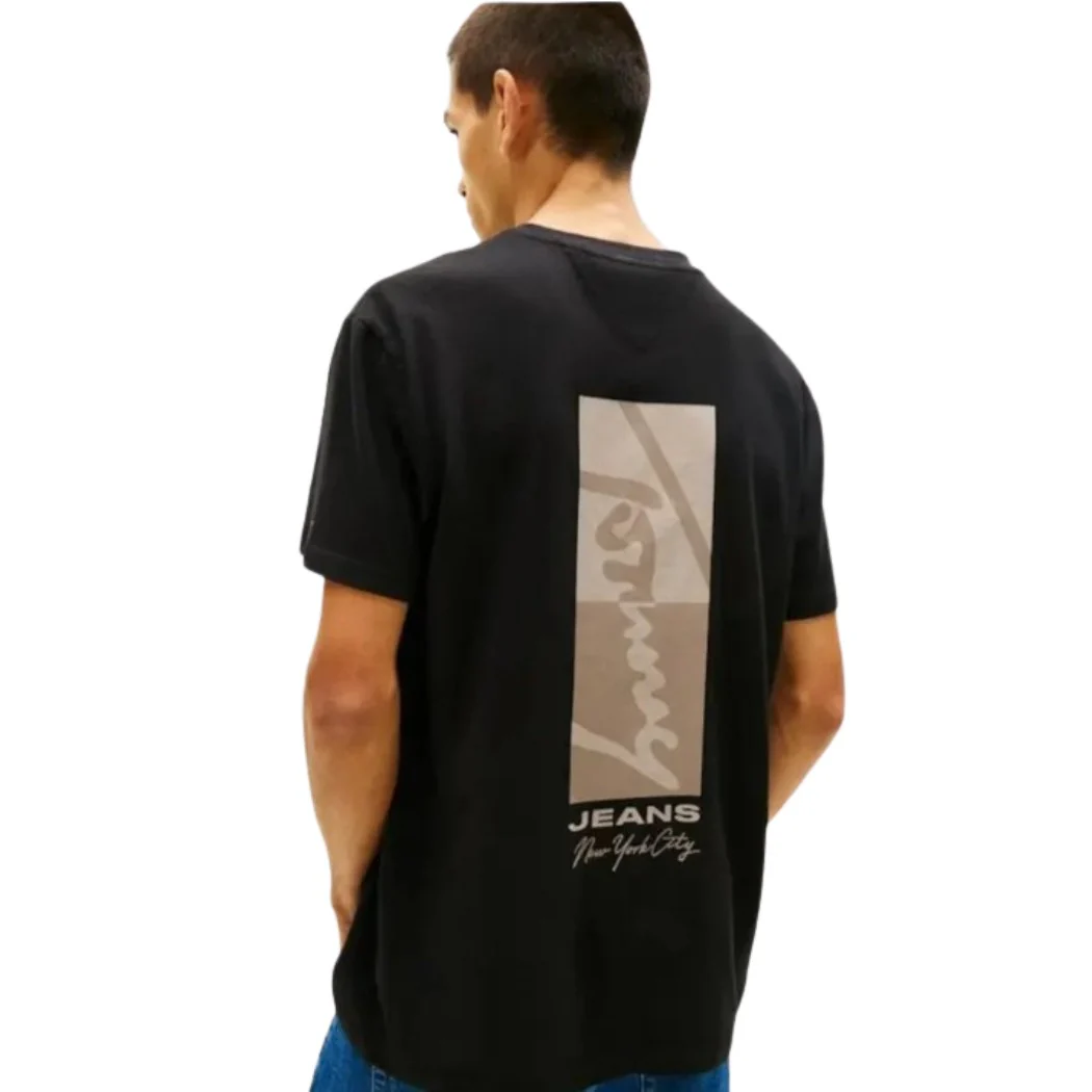 CAMISETA TOMMY JEANS REG SIGN BLOCK HOMBRE - Image 2