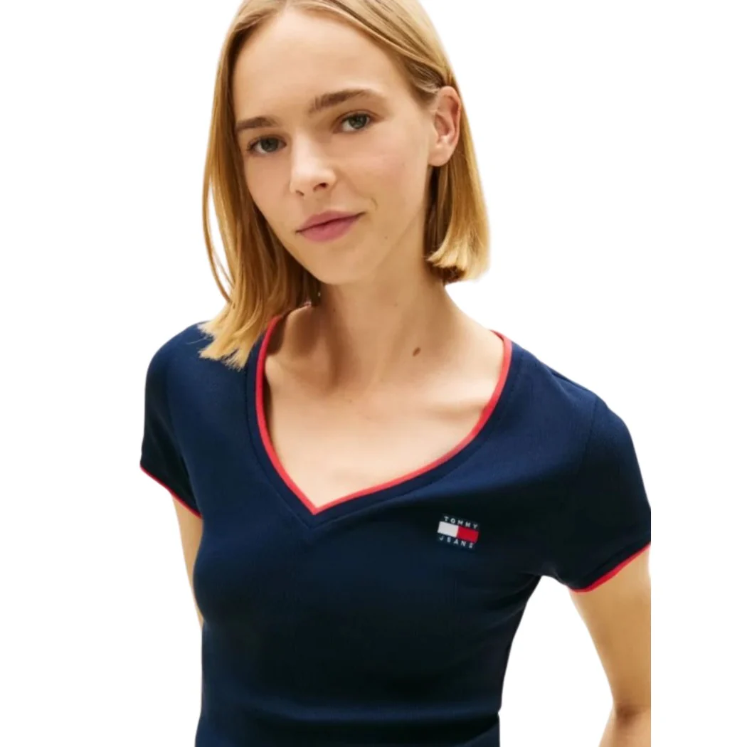 CAMISETA TOMMY JEANS SLIM BADGE MUJER - Image 3