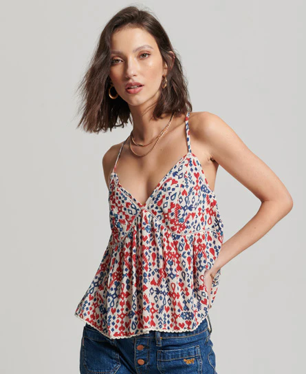 CAMISETA VINTAGE TIERED SUPERDRY MUJER