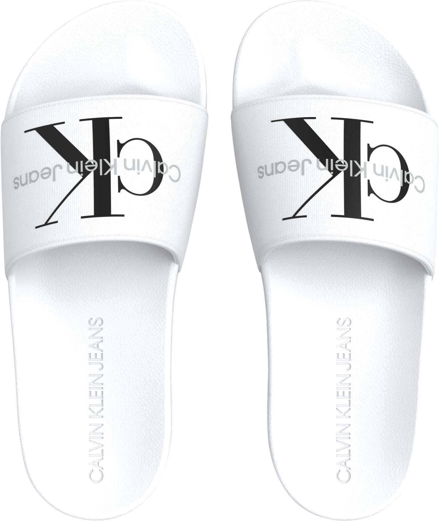 CHANCLA CALVIN KLEIN SLIDE MONOGRAM MUJER - Image 2