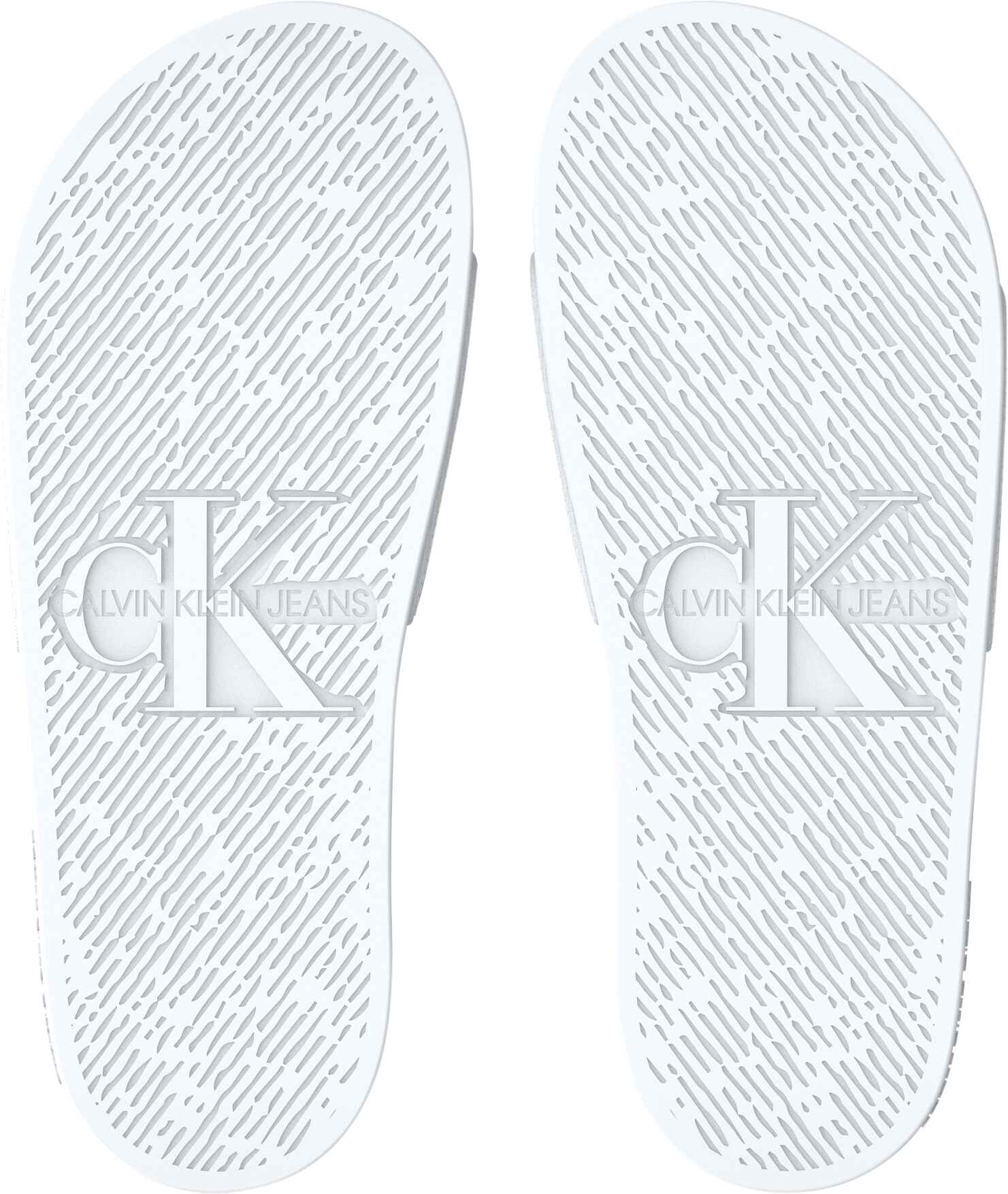 CHANCLA CALVIN KLEIN SLIDE MONOGRAM MUJER - Image 4