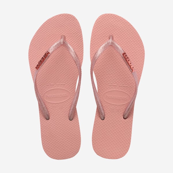 CHANCLA HAVAIANAS SLIM LOGO METALLIC MUJER - Image 2