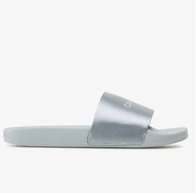 CHANCLA SLIDE SATIN CALVIN KLEIN MUJER - Image 2