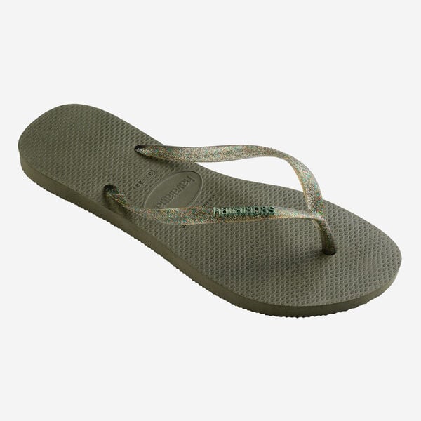 CHANCLA SLIM LOGO METALLIC HAVAIANAS MUJER