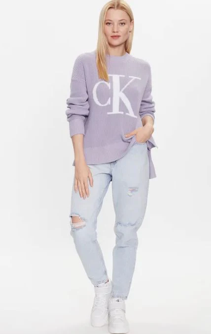 JERSEY  INTARSIA LOOSE CALVIN KLEIN MUJER - Image 2