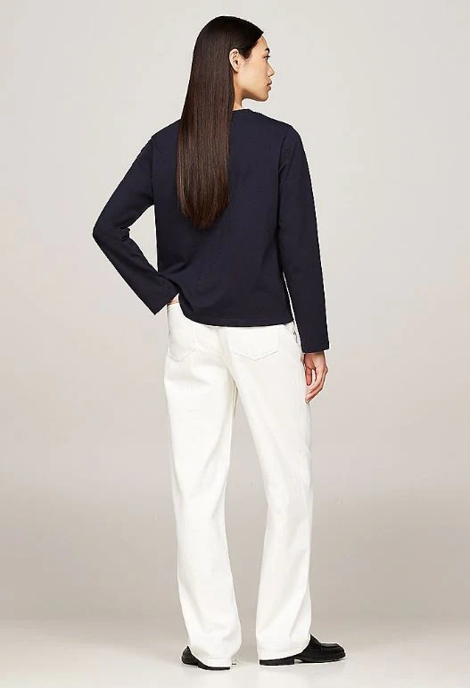 JERSEY TOMMY HILFIGER CORP LOGO C-NK MUJER - Image 2