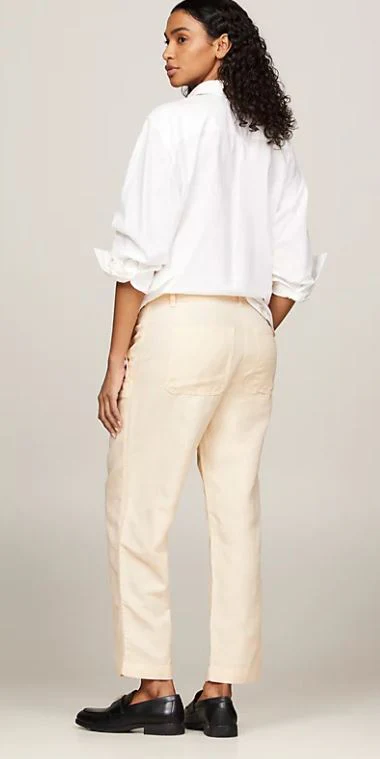 PANTALON TOMMY HILFIGER COTTON LINEN MUJER - Image 4