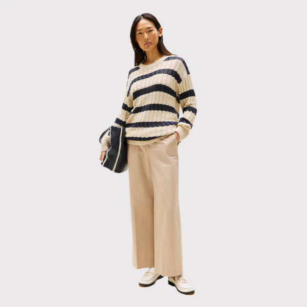 PANTALON TOMMY HILFIGER COTTON WIDE MUJER - Image 2
