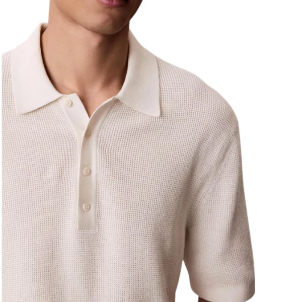 POLO CALVIN KLEIN COTTON WAFFLE HOMBRE - Image 3