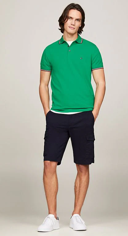POLO TOMMY HILFIGER 1985 RWB TIPPED HOMBRE - Image 2