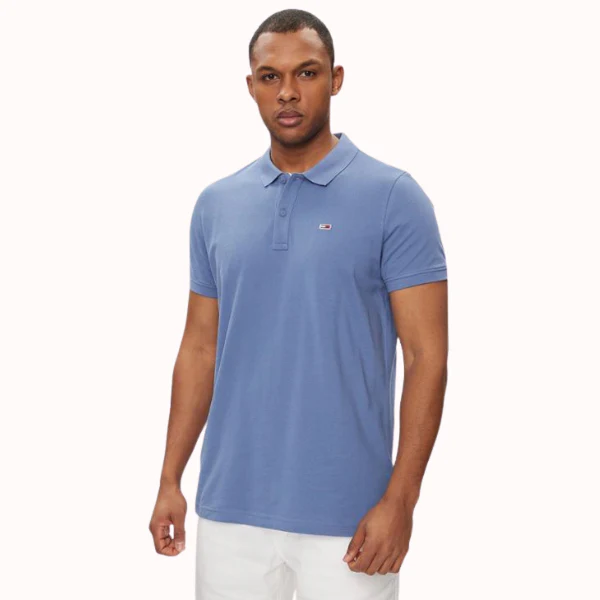 POLO TOMMY JEANS SLIM PLACKET HOMBRE