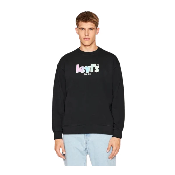 SUDADERA LEVI'S® RELAXD GRAPHIC BLACK HOMBRE