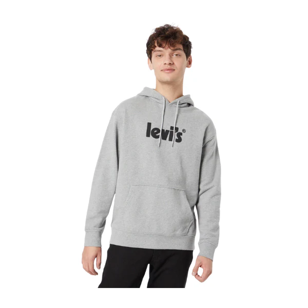 SUDADERA LEVI'S® RELAXED GRAPHIC GREY HOMBRE - Image 2