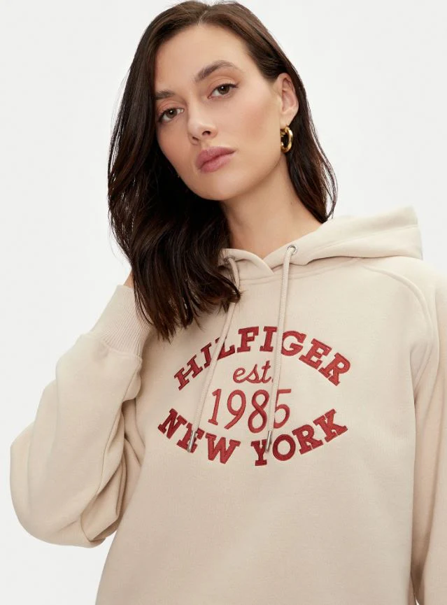 SUDADERA TOMMY HILFIGER REG VARSITY MUJER - Image 4