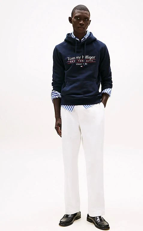SUDADERA TOMMY HILFIGER STACK HOMBRE