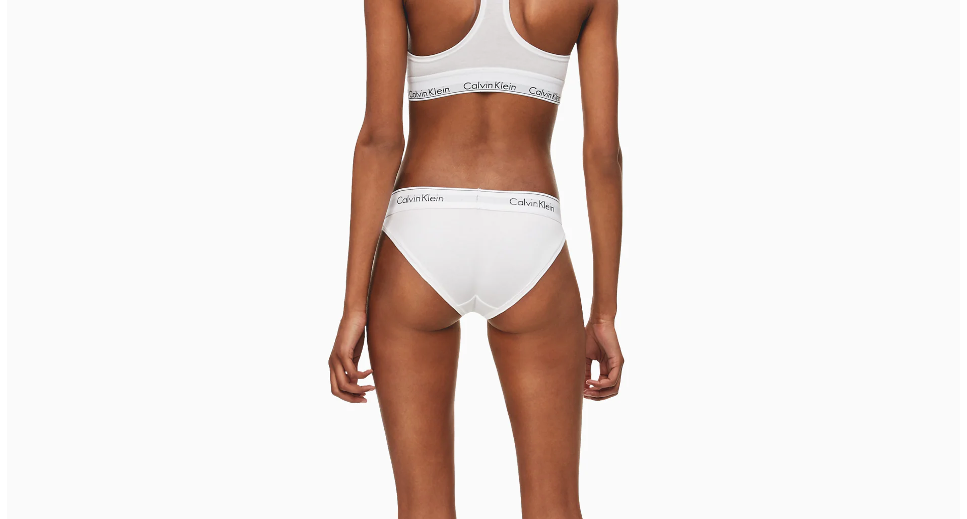 SUJETADOR LETTE CALVIN KLEIN WHITE T-L - Image 3