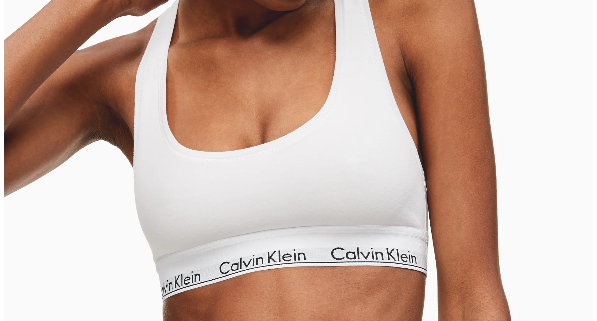 SUJETADOR LETTE CALVIN KLEIN WHITE T-L - Image 4