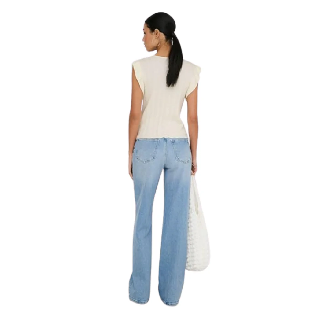 TOP ONLY ONLNELLY SL V-NECK STRING MUJER - Image 3